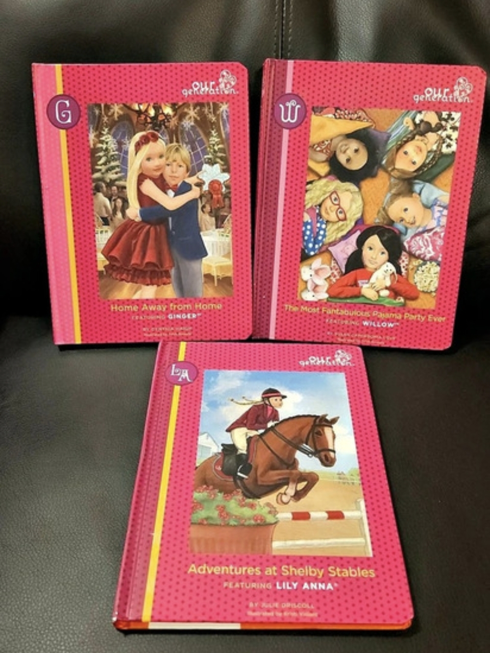 Our Generation Hardcover Chapter Book Lot of 3! Lily, Ginger & Willow!